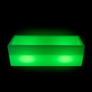 Macetero rectangular LED RGBW - 24W - Recargable - Mando a distancia (9)