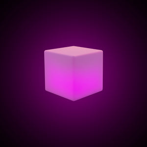 Cubo luminoso LED RGBW - 4W - Recargable (6)