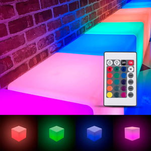 Cubo luminoso LED RGBW - 4W - Recargable (14)