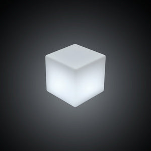 Cubo luminoso LED RGBW - 4W - Recargable - Barcelona Led-Mobiliario