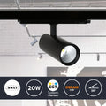 LED spotlight for three-phase track 20W - DALI - CCT - CRI90 - OSRAM Chip 2