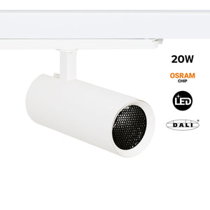 Proyector LED para carril trifásico 20W - DALI - CCT - CRI90 - Chip OSRAM - Barcelona Led-