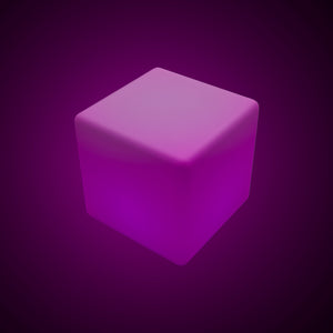 Cubo luminoso LED RGBW - 6W - Recargable (10)