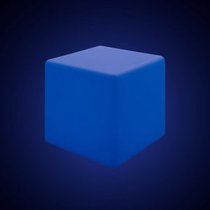 Cubo luminoso LED RGBW - 6W - Recargable - Barcelona Led-Mobiliario