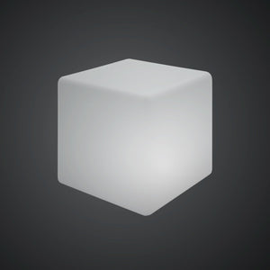 Cubo luminoso LED RGBW - 6W - Recargable - Barcelona Led-Mobiliario