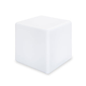 Cubo luminoso LED RGBW - 12W - Recargable - Barcelona Led-Mobiliario
