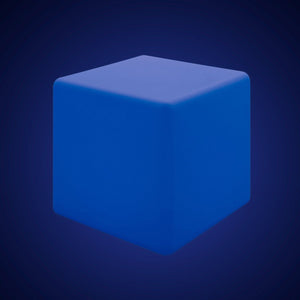Cubo luminoso LED RGBW - 12W - Recargable - Barcelona Led-Mobiliario