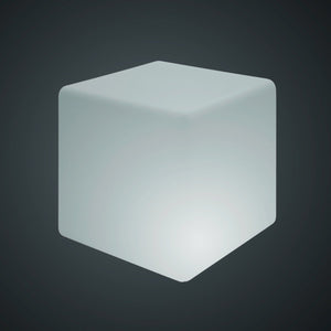 Cubo luminoso LED RGBW - 12W - Recargable - Barcelona Led-Mobiliario