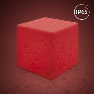 Cubo luminoso LED RGBW - 12W - Recargable - Barcelona Led-Mobiliario