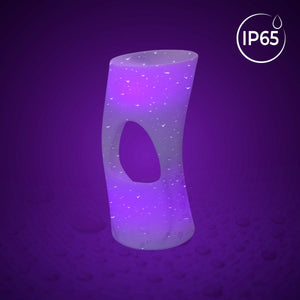 Asiento luminoso LED RGBW - 12W - Recargable - Barcelona Led-Mobiliario