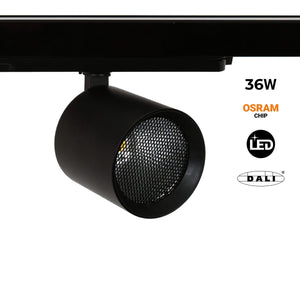 Proyector LED para carril trifásico 36W - DALI - CCT - CRI90 - Chip OSRAM - Barcelona Led-