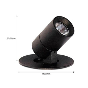 Aplique de techo LED empotrable 3W - Orientable - Chip CREE (1)