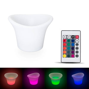 Cubitera LED RGBW - 6W - Ø 38 cm - Recargable - Barcelona Led-Mobiliario