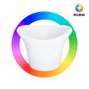 Cubitera LED RGBW - 6W - Ø 38 cm - Recargable