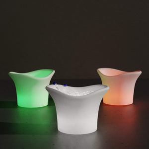 Cubitera LED RGBW - 6W - Ø 38 cm - Recargable - Barcelona Led-Mobiliario