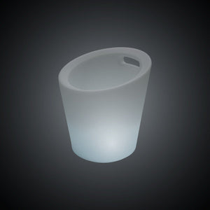 Cubitera LED RGBW - 6W - Ø 29 cm - Recargable - Barcelona Led-Mobiliario