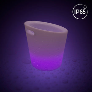 Cubitera LED RGBW - 6W - Ø 29 cm - Recargable - Barcelona Led-Mobiliario