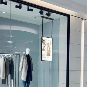 Display LCD FULL HD 43" para Escaparates con Soporte de techo - Alto Brillo 2500 NITS - Android - Barcelona Led-Signage