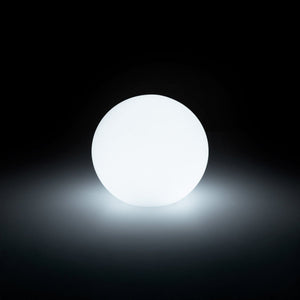 Lámpara de mesa o suelo esfera exterior - RGBW - 1W - Ø20cm - Recargable - Barcelona Led-