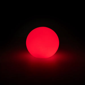 Lámpara de mesa o suelo esfera exterior - RGBW - 1W - Ø20cm - Recargable (7)