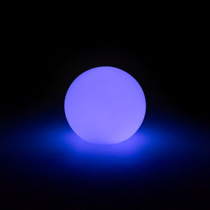 Lámpara de mesa o suelo esfera exterior - RGBW - 1W - Ø20cm - Recargable - Barcelona Led-