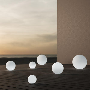 Lámpara de mesa o suelo esfera exterior - RGBW - 1W - Ø20cm - Recargable (15)