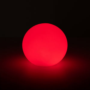 Lámpara de mesa o suelo esfera exterior - RGBW - 1W - Ø25cm - Recargable (8)