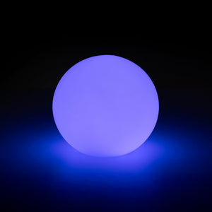 Lámpara de mesa o suelo esfera exterior - RGBW - 1W - Ø25cm - Recargable (10)