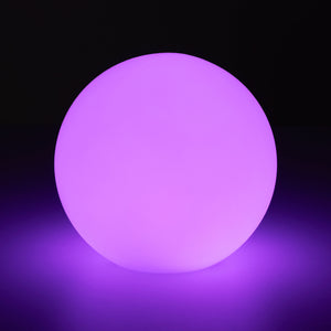 Lámpara de mesa o suelo esfera exterior - RGBW - 2W- Ø40cm - Recargable (11)