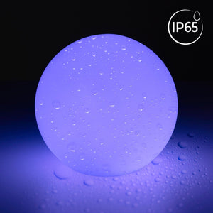 Lámpara de mesa o suelo esfera exterior - RGBW - 2W- Ø40cm - Recargable - Barcelona Led-