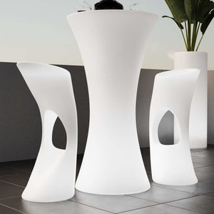 Asiento luminoso LED RGBW - 12W - Recargable - Barcelona Led-Mobiliario