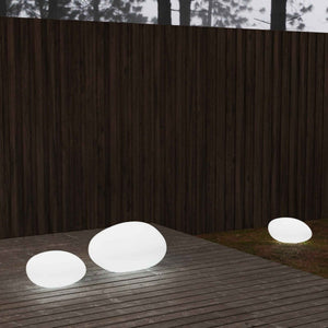 Lámpara de exterior "Stone" - RGBW - 1,2W - 40cm - Recargable - Barcelona Led-Mobiliario