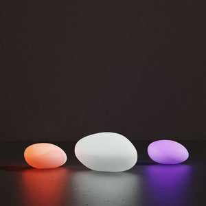 Lámpara de exterior "Stone" - RGBW - 1W - Ø28 - Recargable (1)