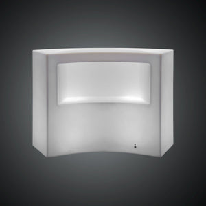 Barra de bar LED RGBW - 2 x 5W - Recargable - Diseño curvo - Barcelona Led-Mobiliario