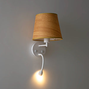 Aplique de pared para lectura "MAR" - E27 + Foco LED flexible - Barcelona Led-Decoración