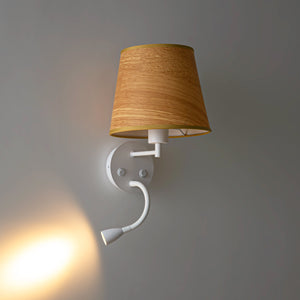 Aplique de pared para lectura "MAR" - E27 + Foco LED flexible - Barcelona Led-Decoración