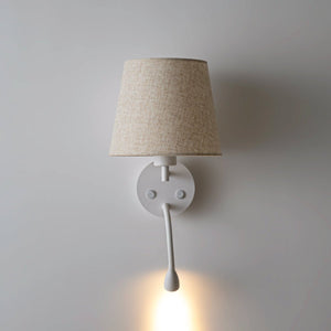 Aplique de pared para lectura "MAR II" - E27 + Foco LED flexible - Barcelona Led-Decoración