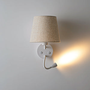 Aplique de pared para lectura "MAR II" - E27 + Foco LED flexible (7)