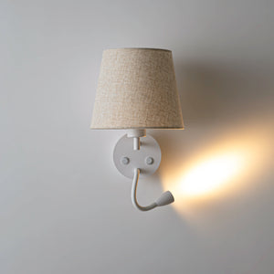 Aplique de pared para lectura "MAR II" - E27 + Foco LED flexible (7)