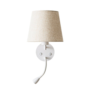 Aplique de pared para lectura "MAR II" - E27 + Foco LED flexible (9)
