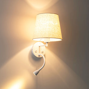 Aplique de pared para lectura "MAR II" - E27 + Foco LED flexible