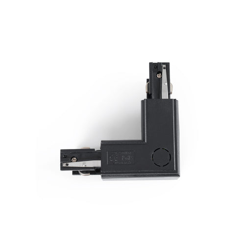 Rigid L connection for surface-mounted three-phase track - GEN2 - LEFT