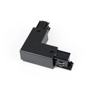 Unión rígida en L para carril trifásico superficie - GEN2 - IZQUIERDA - Barcelona Led-Accesorios