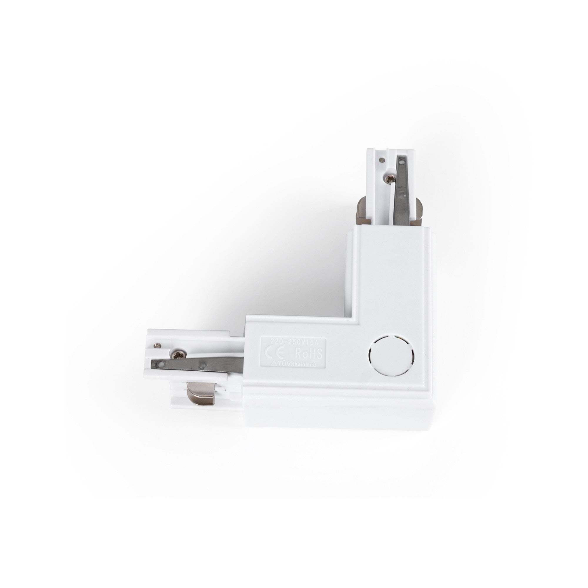 Unión rígida en L para carril trifásico superficie - GEN2 - IZQUIERDA (1)