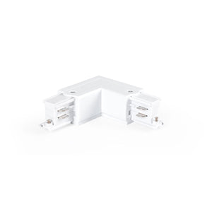Unión rígida en L para carril trifásico superficie - GEN2 - IZQUIERDA - Barcelona Led-Accesorios