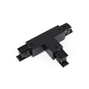 Unión rígida en T para carril trifásico superficie - GEN2 - IZQUIERDA - Barcelona Led-Accesorios