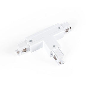 Unión rígida en T para carril trifásico superficie - GEN2 - IZQUIERDA - Barcelona Led-Accesorios