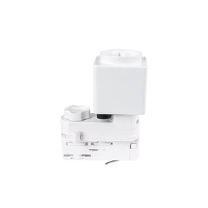 Adaptador SCHUKO para luminarias LED en carril trifásico - Barcelona Led-Accesorios