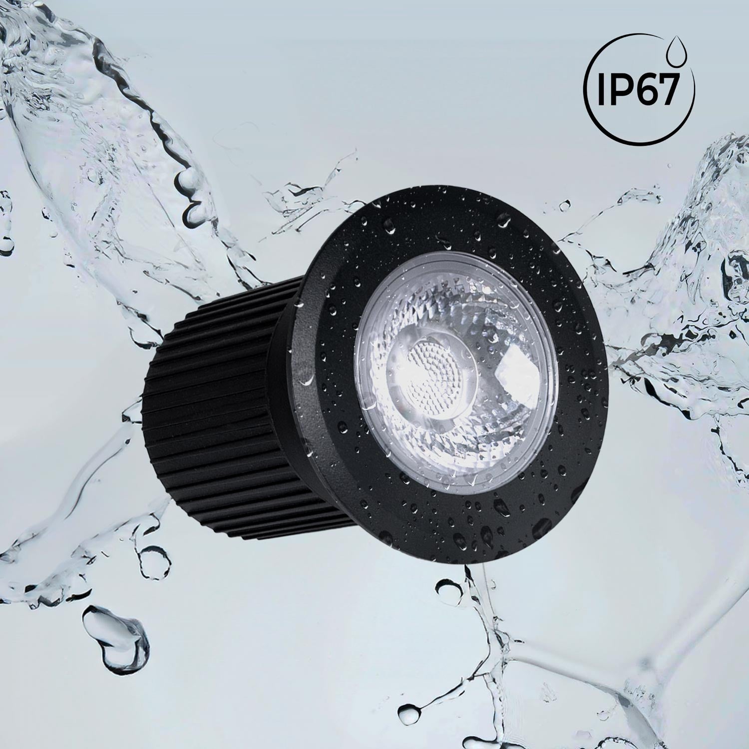 Foco LED empotrable en suelo - RGB - 12W - IP67 - 12VDC (1)