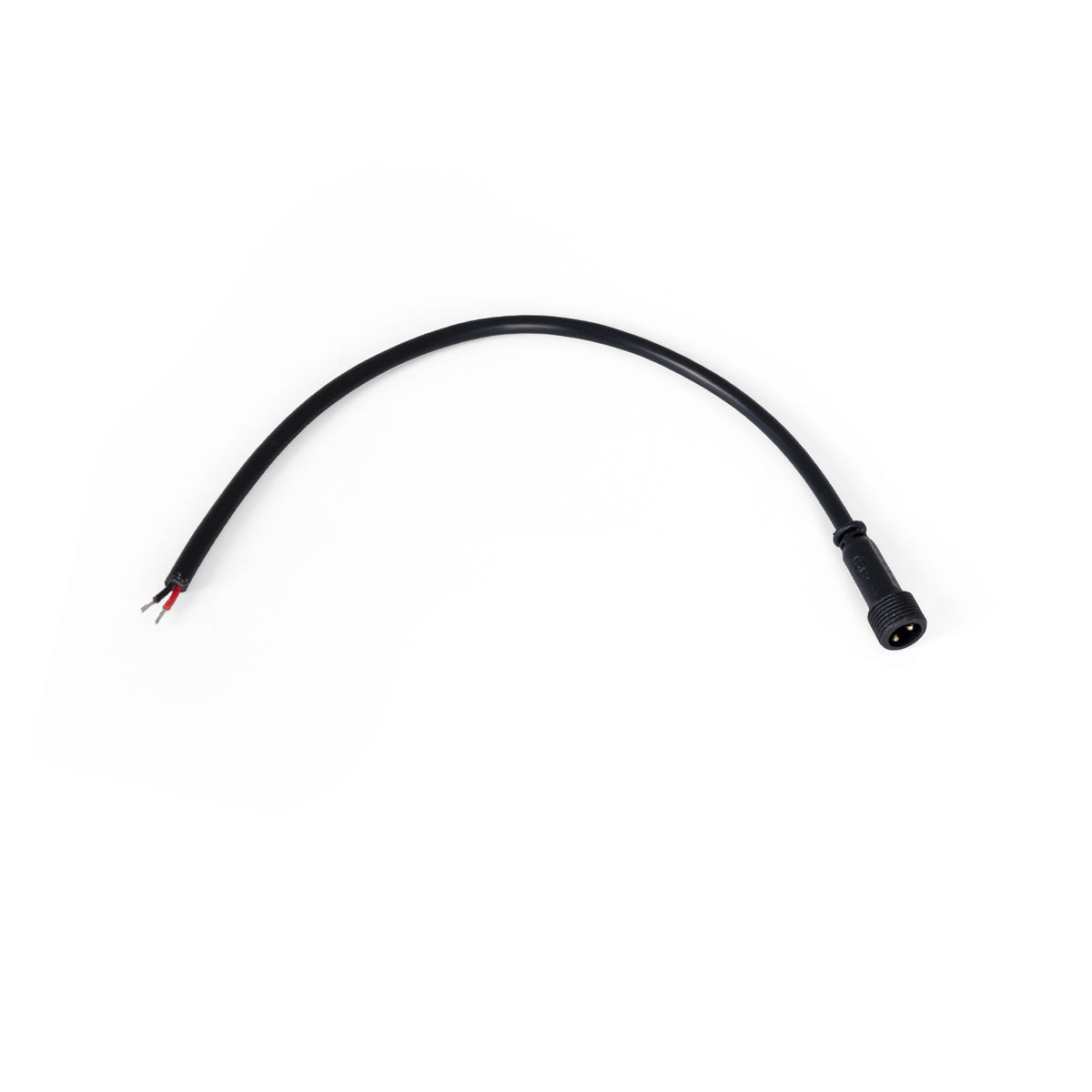 Conector estanco hembra para balizas monocolor - 2 pines - 20 cm